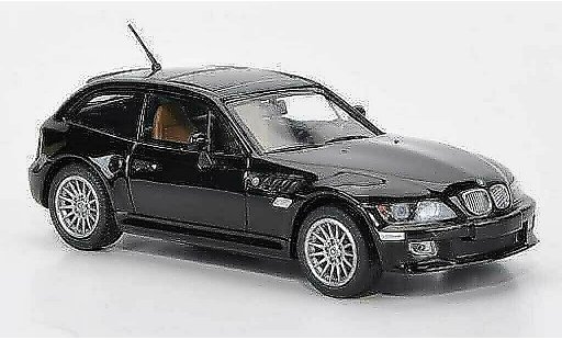 Bmw Z3 coupe 1/43 Minichamps zwart 2001 modelauto