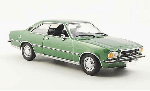 Opel Rekord D 1/43 Minichamps Coupe groen 1975 modelauto