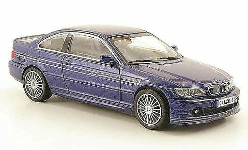Alpina B3 s 1/43 Kyosho B3S Coupe (E46) blauw modelauto