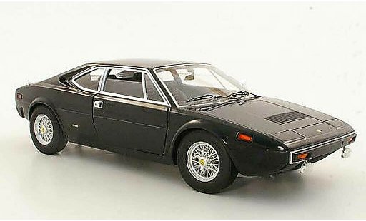 Ferrari 308 GT4 1/18 Hot Wheels Elite Dino zwart owned by Elvis Presley modelauto