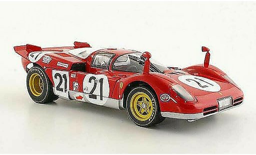 Ferrari 512 S 1/18 Hot Wheels Elite No.21 Giunti / Vaccarella / Andretti 12h Sebring 1970 modelauto