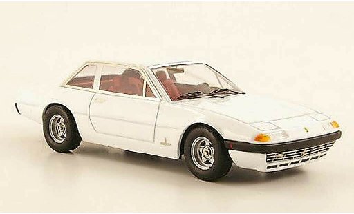 Ferrari 365 GT4 2+2 1/43 Hot Wheels Elite wit (Elite) modelauto