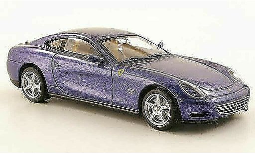 Ferrari 612 Scaglietti 1/43 Hot Wheels Elite blauw (Elite) modelauto
