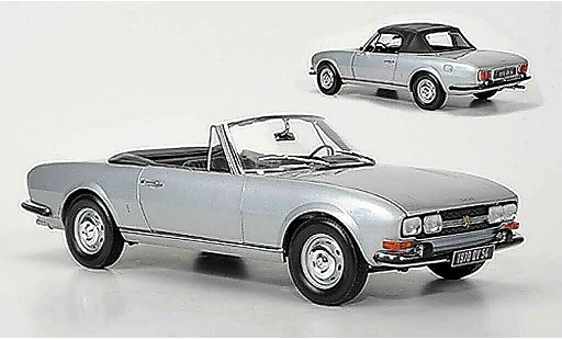 Peugeot 504 Cabriolet 1/18 Norev grijs metallic grijs 1971 modelauto
