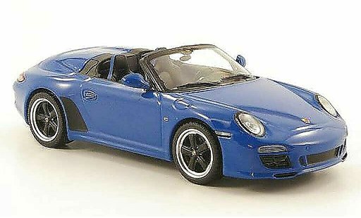 Porsche 911 S 1/43 Minichamps Speedster (II) blauw 2010 modelauto