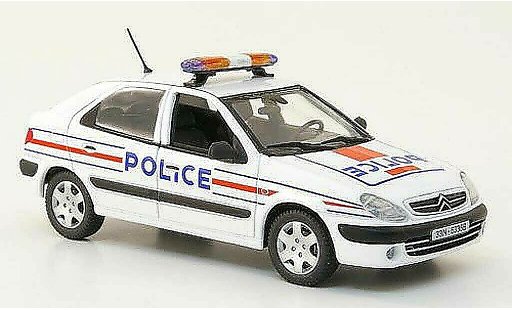 Citroen Xsara police 1/43 Norev Politie Nationale Politie (F) 2001 modelauto