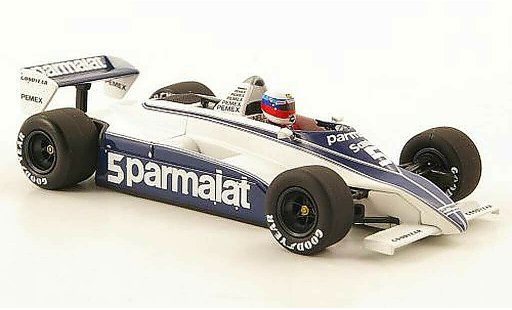 Ford F1 1981 1/43 Minichamps Brabham BT49C No.5 Parmalat Test Paul Ricard modelauto