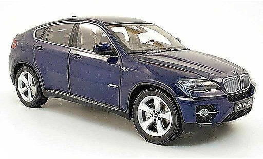 Bmw X6 xdrive 50i 1/18 Kyosho E71 blauw modelauto