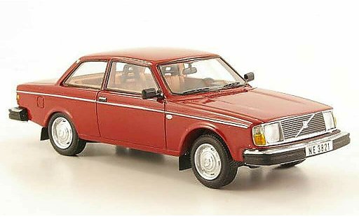 Volvo 242 DL 1/43 Neo rood 1975 modelauto