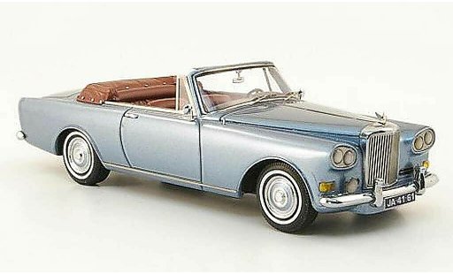 Bentley Continental s3 1/43 Neo SIII Mulliner Park Ward DHC grijs blauw 1963 modelauto