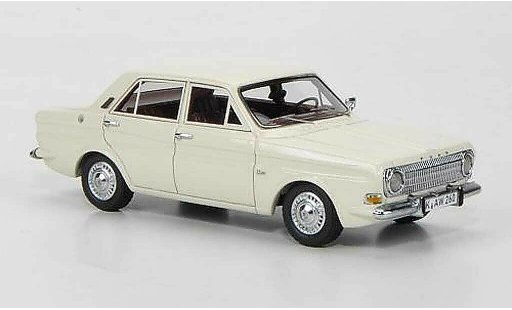 Ford Taunus 12M 1/43 Neo P6 Sedan wit 4-portes modelauto