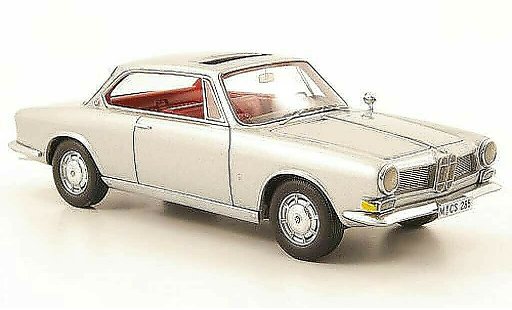 Bmw 3200 cs bertone 1/43 Neo grijs 1961 modelauto