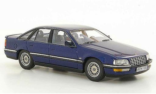 Opel Senator B 1/43 Neo 3.0i 24V blauw 1990 modelauto