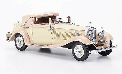 Rolls Royce Phantom 1934 1/43 Neo II Owen Sedanca Coupe J. Gurnney Nutting & Co. beige/beige modelauto