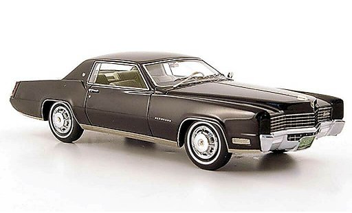 Cadillac Eldorado Coupe 1/43 Neo 2-portes zwart 1967 modelauto
