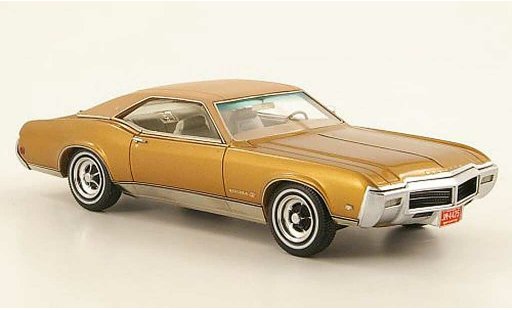 Buick Riviera Grand Sport 1/43 Neo 1969 GS gold/bruin modelauto