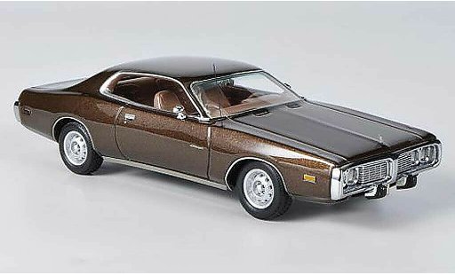 Dodge Charger 1973 1/43 Neo bruin modelauto
