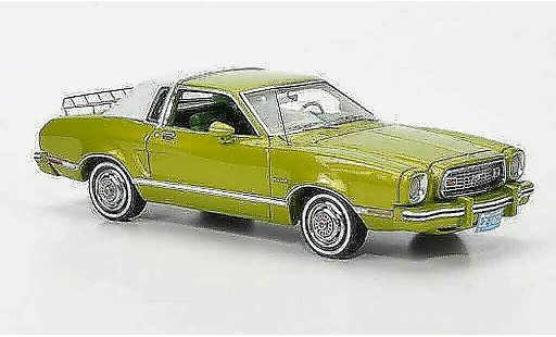 Ford Mustang Ghia 1/43 Neo II groen/wit modelauto
