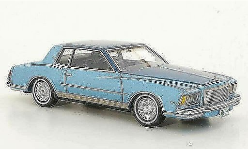 Chevrolet Monte Carlo Coupe 1/43 Neo blauw/blauw 1978 modelauto