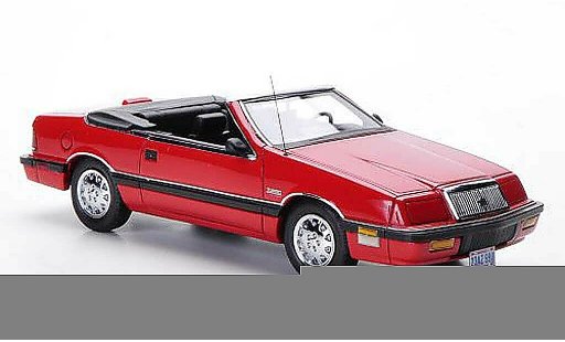 Chrysler Le Baron Convertible 1/43 Neo 1990 Cabriolet rood modelauto
