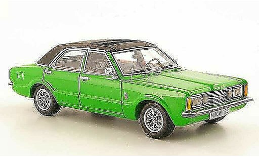 Ford Taunus TC1 1/43 Neo GXL groen/zwart 4-portes beperkt edition modelauto