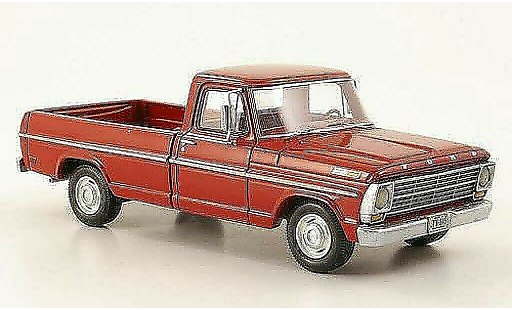Ford F-100 Pickup 1/43 Neo F 100 rood 1968 modelauto