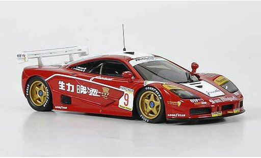 McLaren F1 GTR GTR 1/43 IXO No.9 San Miguel Wallace/Grouillard GT Zuhai 1995 modelauto
