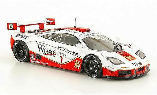 McLaren F1 GTR GTR 1/43 IXO No.1 West - Castrol T.Bscher / P.Kox 4h Spa 1996 modelauto