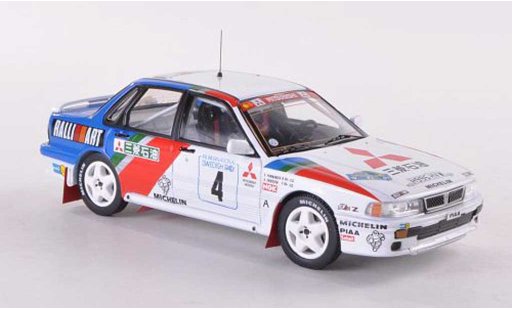 Mitsubishi Galant VR4 1/43 IXO No.4 Ralliart Rally Zweden 1991 Eriksson/Parmander modelauto