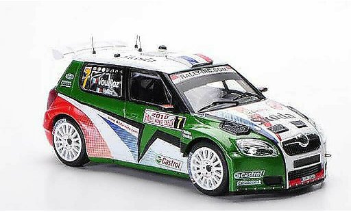 Skoda Fabia S2000 1/43 IXO No.7 N.Vouilloz / B.Veillas Rally Monte Carlo 2010 modelauto