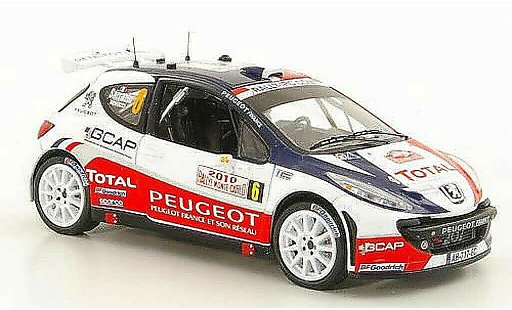 Peugeot 207 S2000 1/43 IXO No.6 S.Sarrazin / J.-J.Renucci Rally Monte Carlo 2010 modelauto