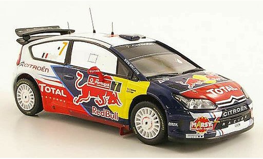 Citroen C4 WRC 2010 1/43 IXO No.7 Total / Red Bull Rally Portugal modelauto