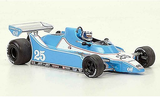 Ligier JS11 Base 1/43 Spark 15 No.25 Gitanes D.Pironi GP Belgien 1980 modelauto