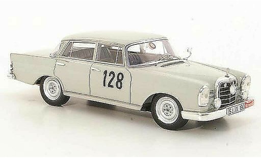 Mercedes 220 SE 1/43 Spark (W111) No.128 W.Schock / R.Moll Rally Monte Carlo 1960 modelauto