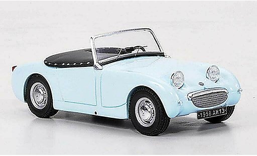 Austin Healey Sprite frogeye 1/43 Spark blauw 1958 modelauto