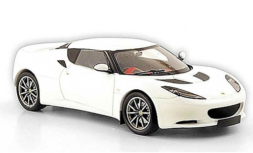 Lotus Evora S 1/43 Spark wit 2010 modelauto