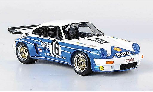 Porsche 911 RSR 1/43 Spark Carrera No.16 Tebernum 24h Le Mans 1975 C.Schickentanz/H.Bertrams modelauto