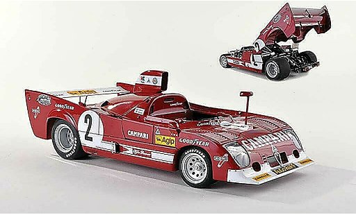 Alfa Romeo 33.3 tt12 1/43 Autoart 1975 TT 12 No.2 Campari 1000km Spa Francorchamps Pescarolo/Bell modelauto