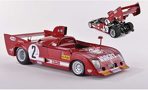 Alfa Romeo 33.3 tt12 1/43 Autoart 1975 TT 12 No.2 WKRT 1000km Monza Merzario/Lafitte modelauto