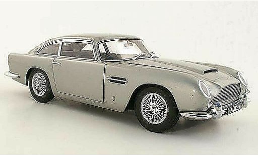 Aston Martin DB5 saloon 1/18 Autoart grijs metallic RHD modelauto