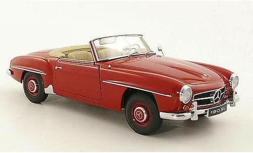 Mercedes 190 Base 1/18 Autoart (W121 B II) rood modelauto