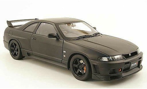 Nissan Skyline R33 1/18 Autoart gt-r r-tune zwart mat 1996 modelauto