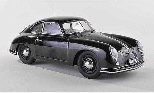Porsche 356 1950 1/43 Autoart Ferdinand zwart modelauto