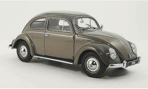 Volkswagen Kafer Base 1/18 Autoart grijs 1955 modelauto