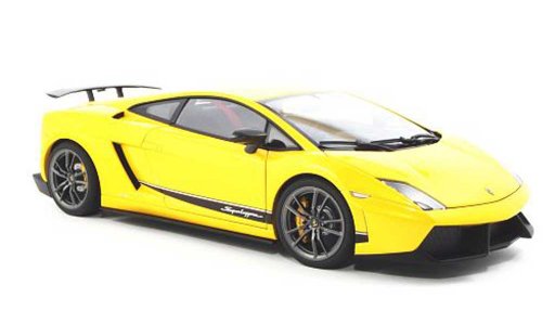 Lamborghini Gallardo Superleggera 1/18 Autoart LP570-4 geel 2010 modelauto
