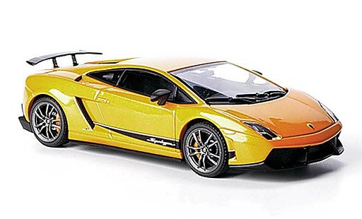 Lamborghini Gallardo LP570-4 1/43 Autoart Superleggera oranje 2010 modelauto