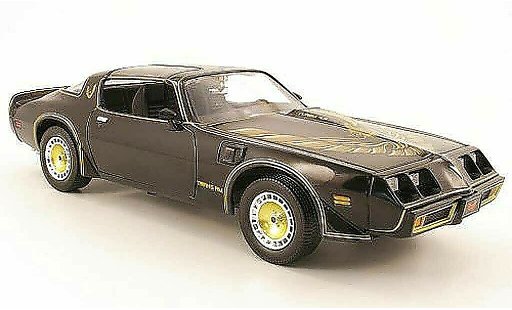 Pontiac Trans Am 1980 1/18 Greenlight zwart/or smokey and the bandit ii modelauto