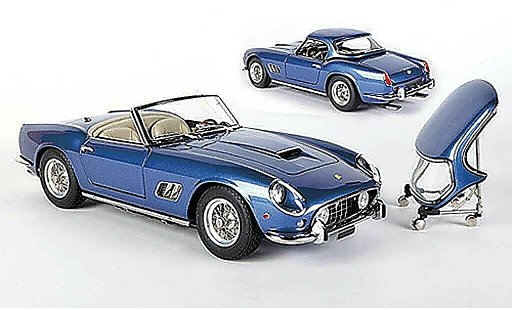 Ferrari 250 GT California 1/18 CMC SWB Spyder blauw 1961 modelauto