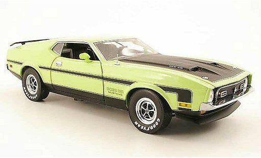 Ford Mustang Boss 351 1/18 Sun Star groen modelauto