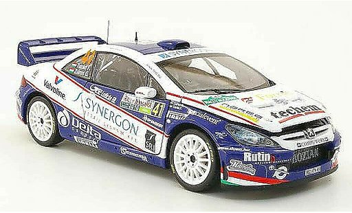 Peugeot 307 WRC 1/18 Sun Star no.41 synergon rallye bulgarien 2010 f.turan / g.zsiros modelauto
